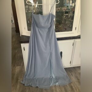 NWT Birdy Grey Chris bridesmaid dress in Dusty Blue L